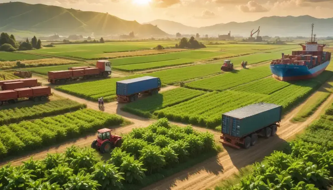 Benefícios do comércio exterior para o agro