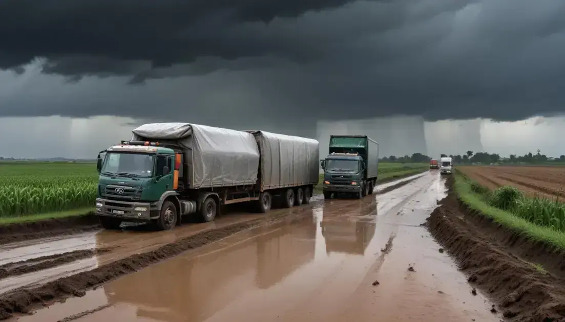 Desafios enfrentados na logística rural