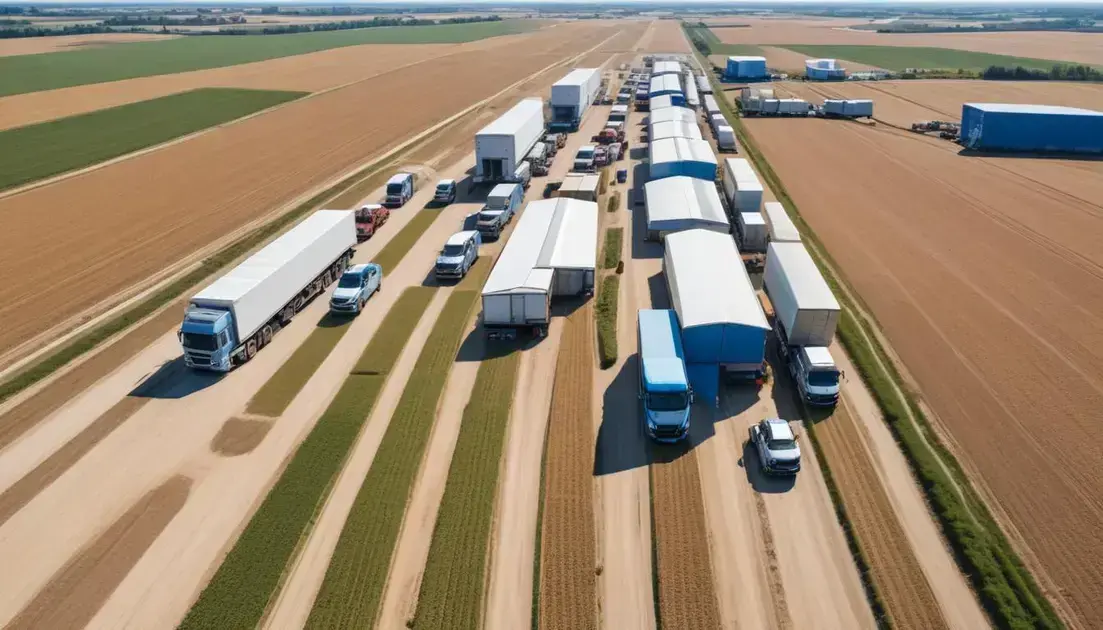 Infraestrutura logística agrícola: como otimizar o transporte no campo
