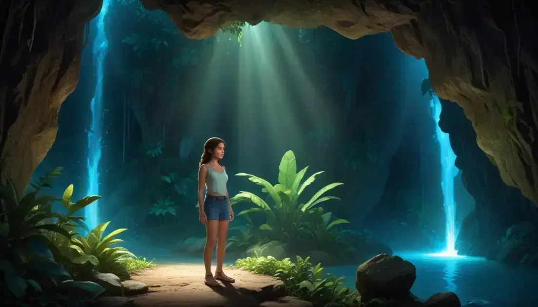 novela a caverna encantada