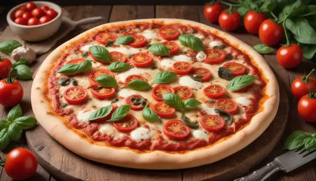 A pizza caseira mais gostosa e saudável de todos os tempos