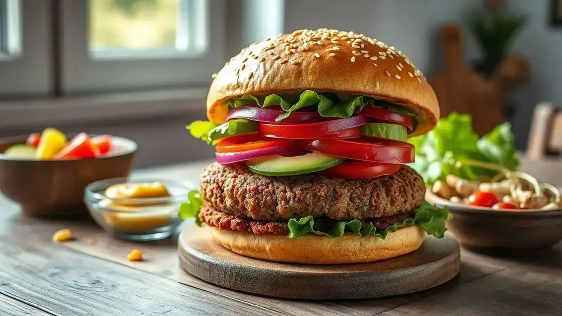 A receita de hambúrguer vegano que vai te surpreender