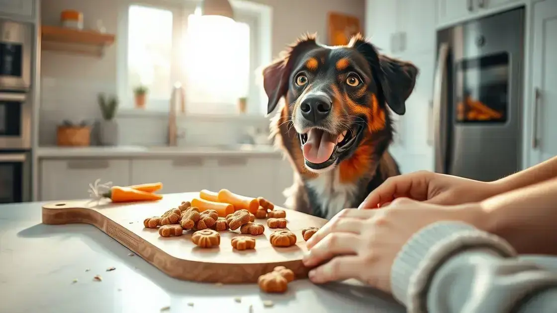 A receita de petisco saudável que seu cachorro vai adorar