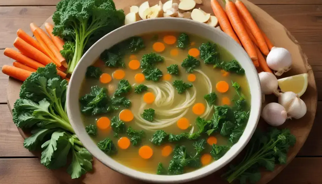 A receita de sopa detox que vai eliminar as toxinas do corpo