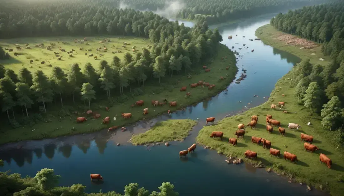 Impactos ambientais da produção de proteína animal
