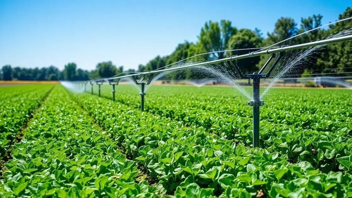 Irrigação inteligente: como otimizar sua produtividade no campo