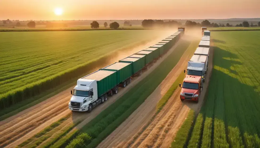 Logística de grãos: como otimizar o transporte na agroindústria