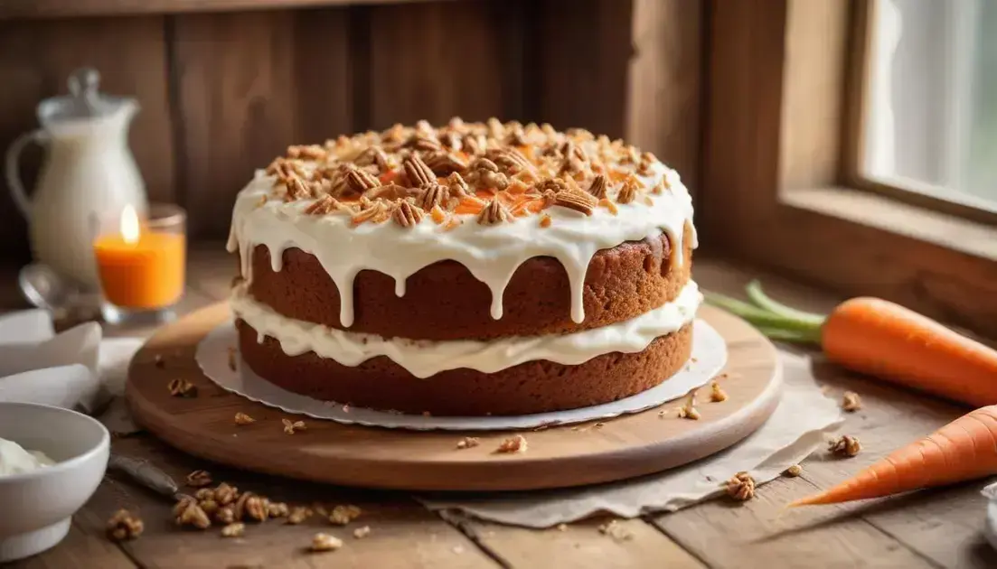 O bolo de cenoura perfeito que você pode fazer em 30 minutos