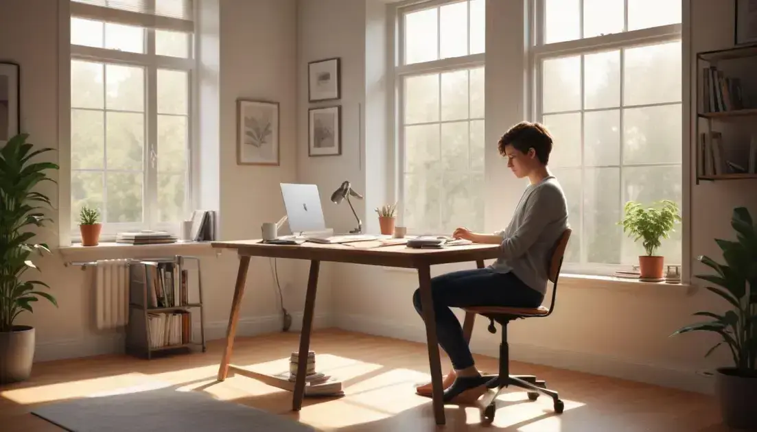 O truque para manter a saúde mental estável durante o home office