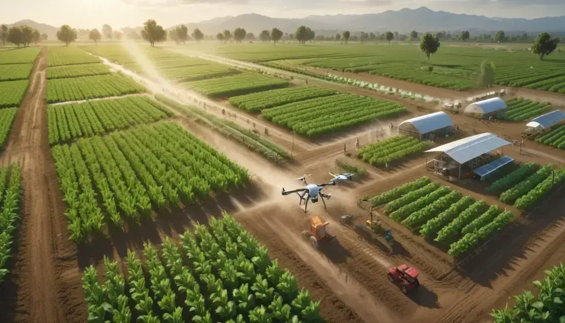 Práticas agrícolas adaptativas para um clima em mudança