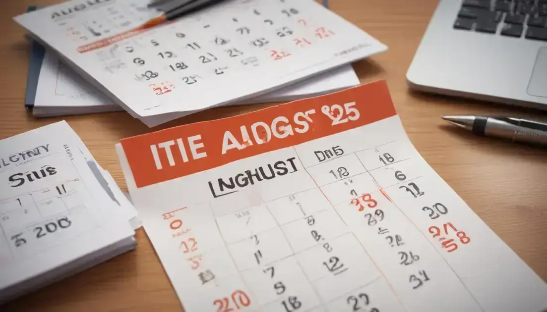 quinto dia util agosto 2025