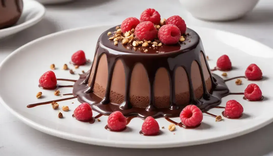 Sobremesa de chocolate saudável que vai derreter na boca