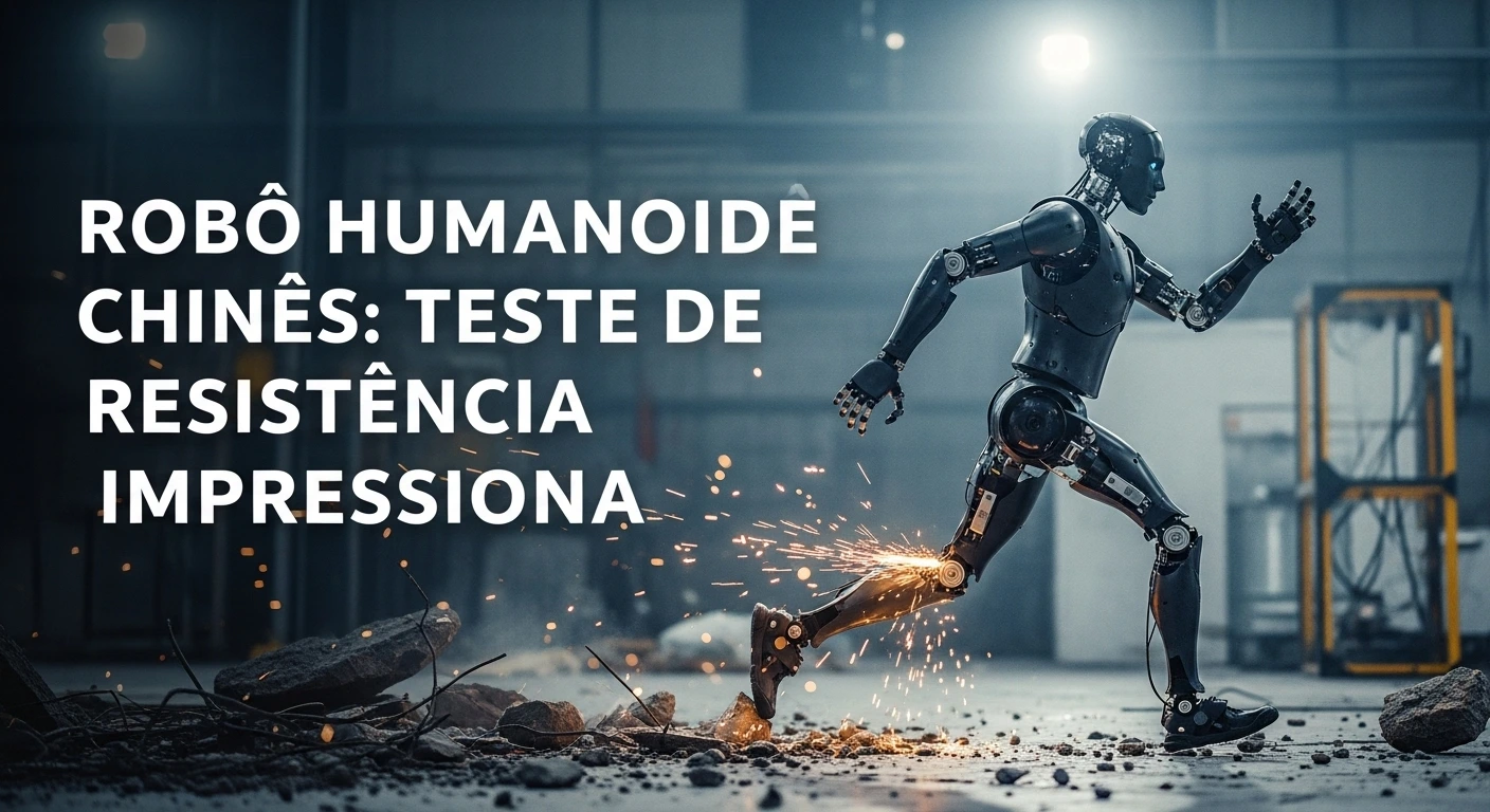 robô humanoide chinês teste de resistência