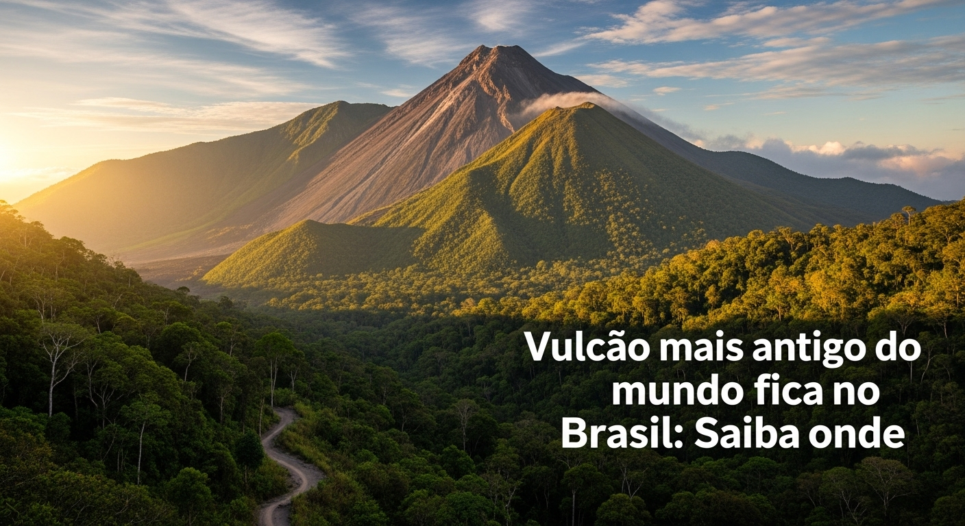 Vulcão mais antigo do mundo fica no Brasil