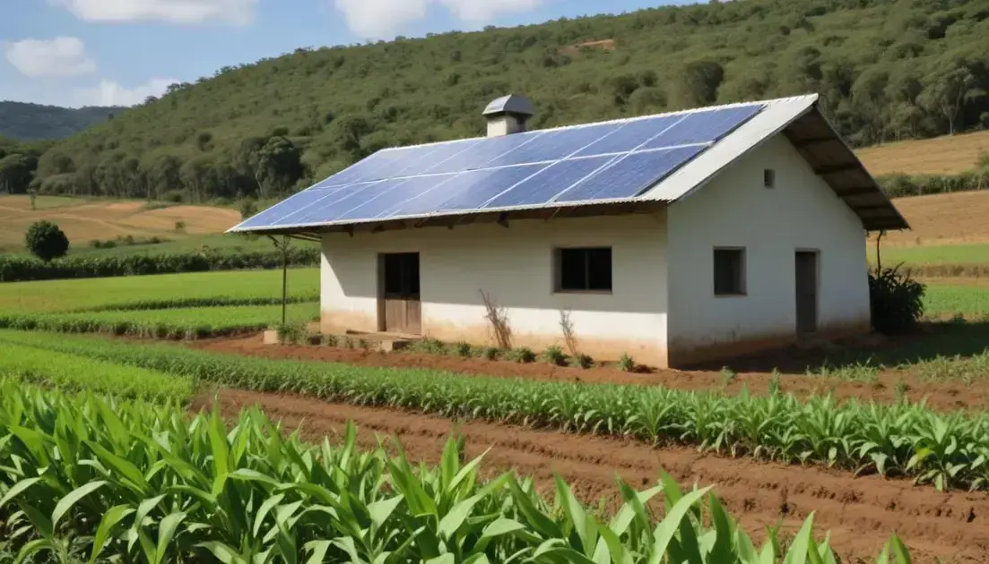 Benefícios da energia renovável para a agricultura