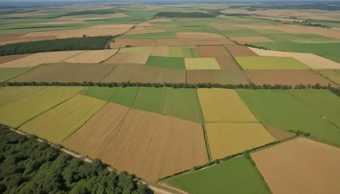 Cultivos mais comuns em cada região