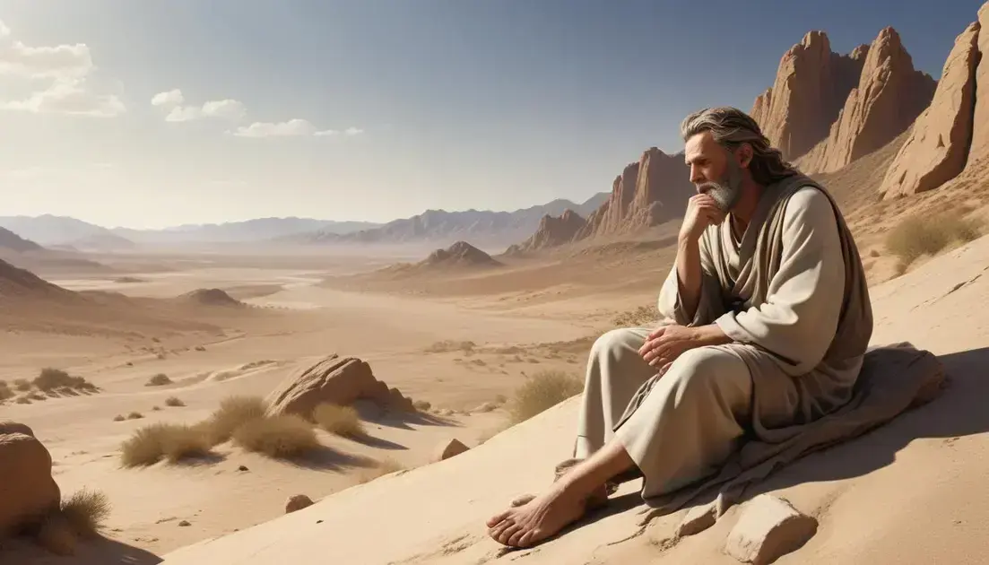 Fugindo para o Deserto: Quando o profeta Elias chega ao seu limite