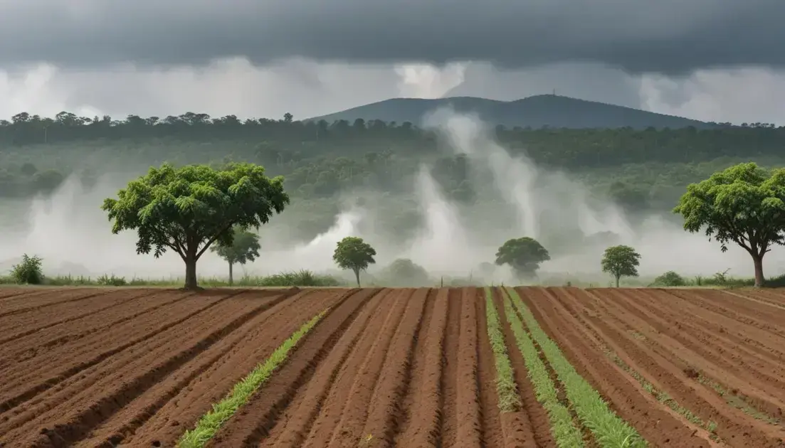 Impactos das mudanças climáticas na agricultura