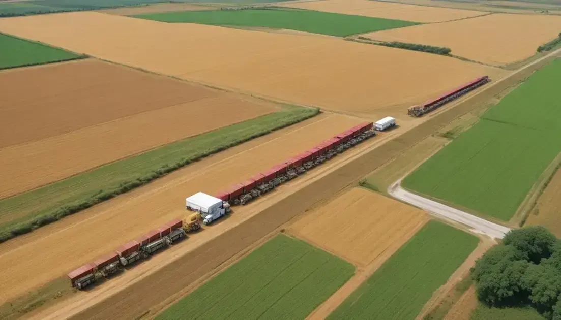 Infraestrutura logística agrícola: como otimizar sua produção e reduzir custos