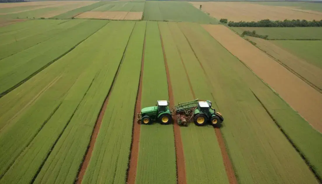Culturas predominantes nas zonas agrícolas