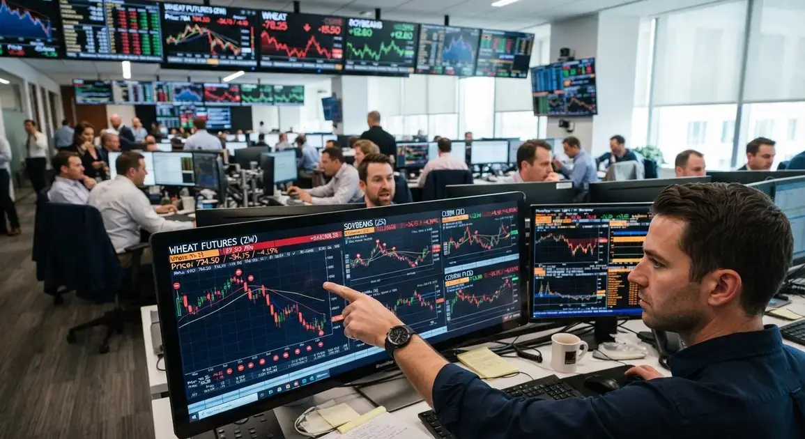 Trigo abre semana em queda em Chicago após atingir maior cotação em três anos