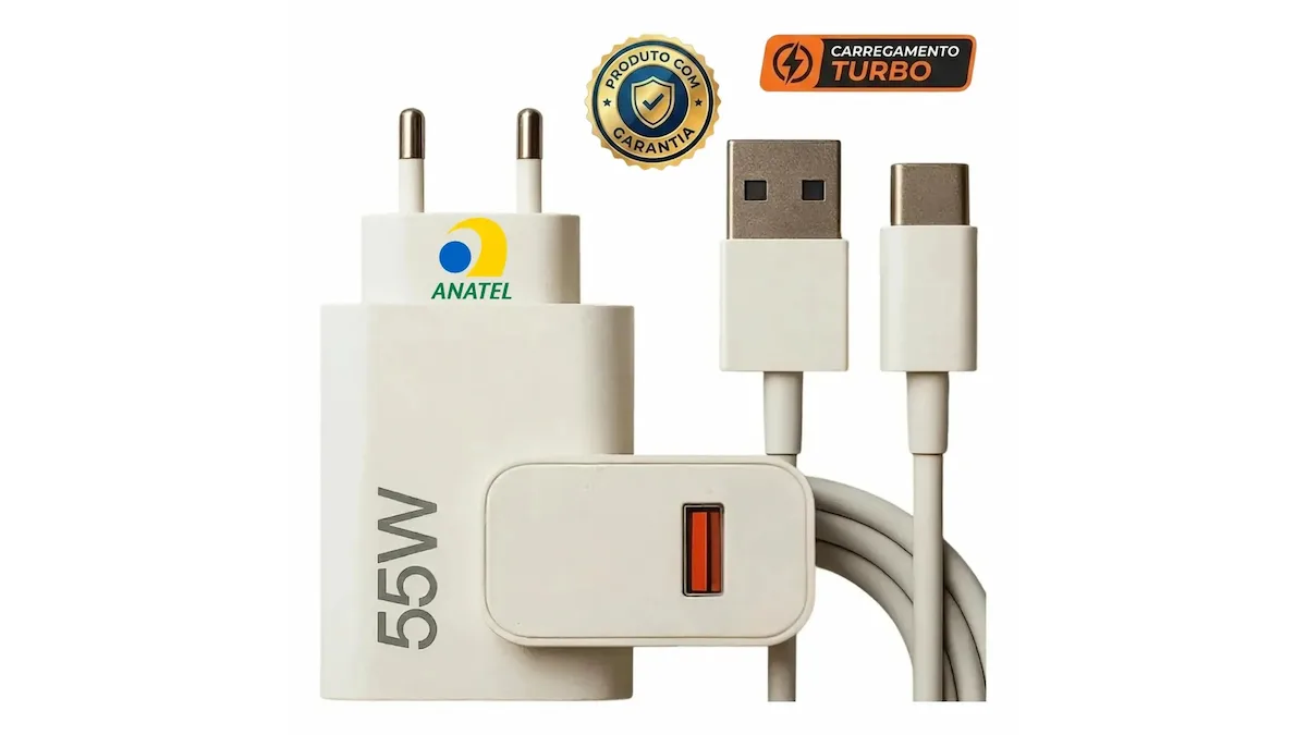 Carregador Turbo 55W USB-C: guia de compra e melhores opções