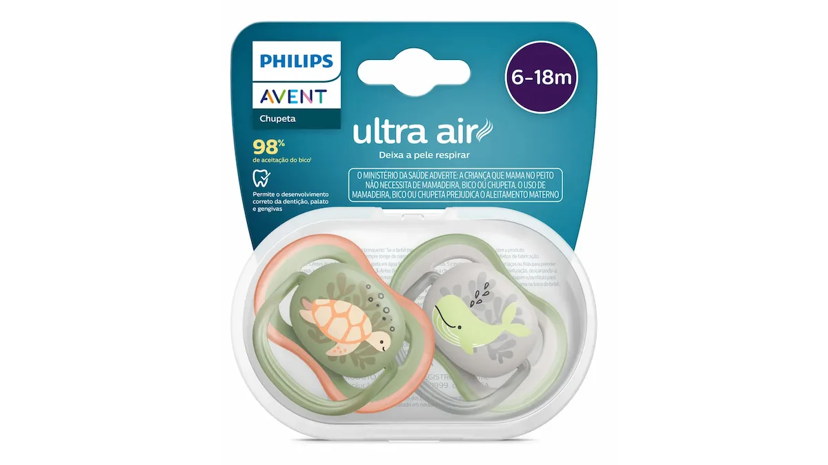 Chupeta Avent Ultra Air Baleia: guia de compra e preços