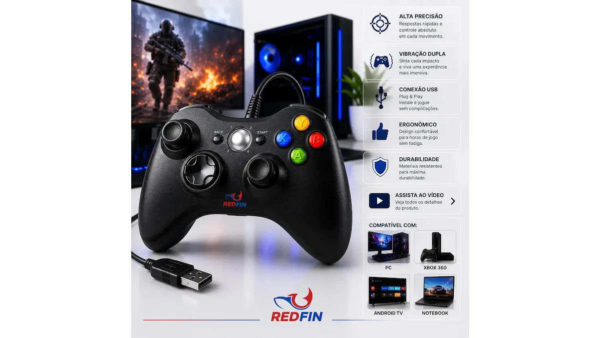 Controle para Xbox 360: melhores opções e como escolher