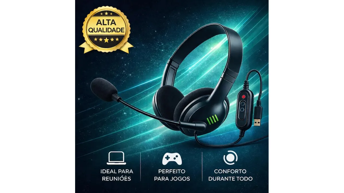 Fone de ouvido headset office: guia de compra 2026