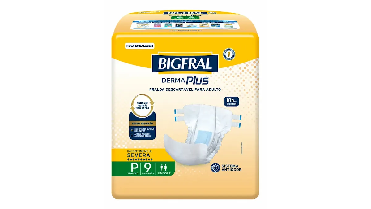 Fralda Incontinência Bigfral Derma Plus: guia de compra