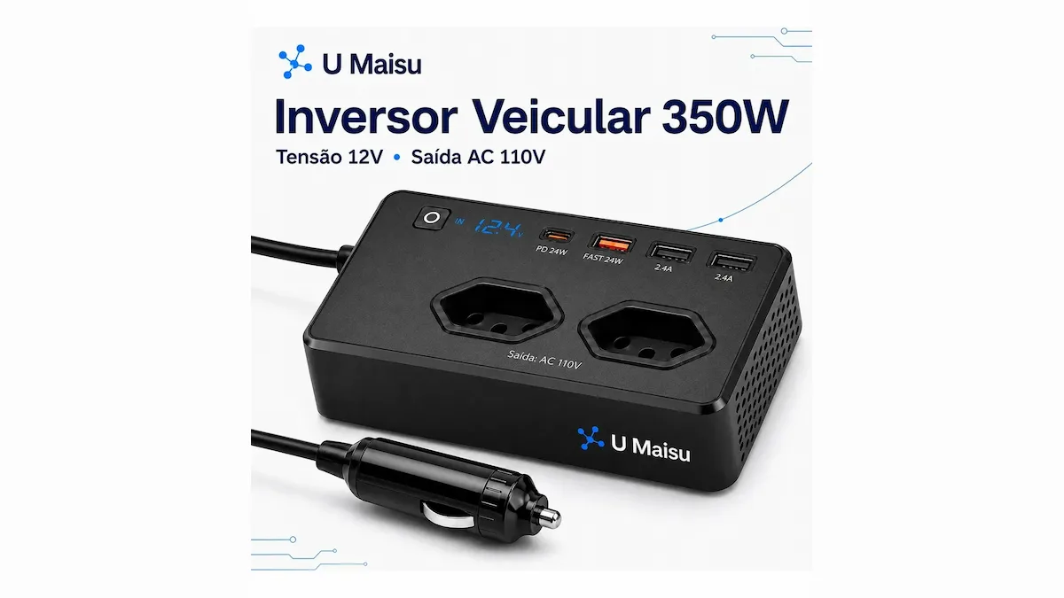 Inversor de Tensão Veicular 12V: como escolher o ideal