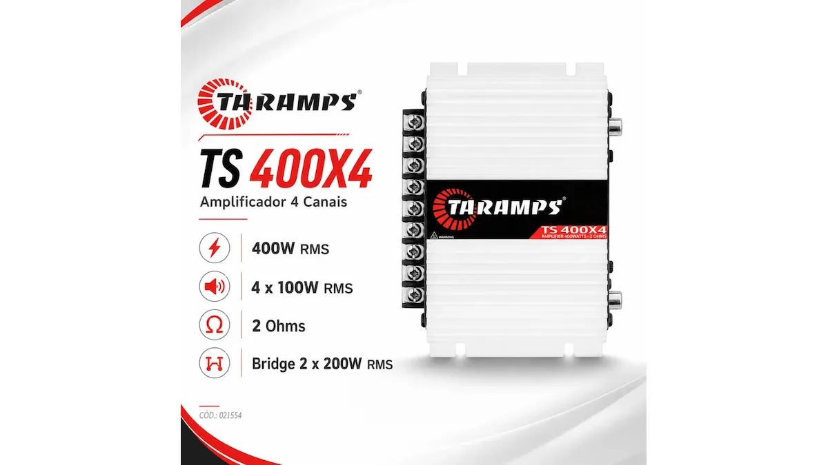 Módulo Taramps RMS TS 400x4: guia de compra e potência