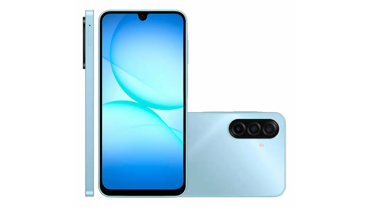 Smartphone Galaxy A17 com câmera tripla: guia de compra
